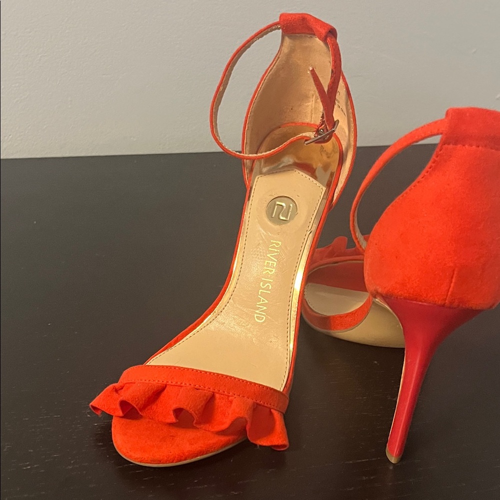 River Island Vibrant Red Heels